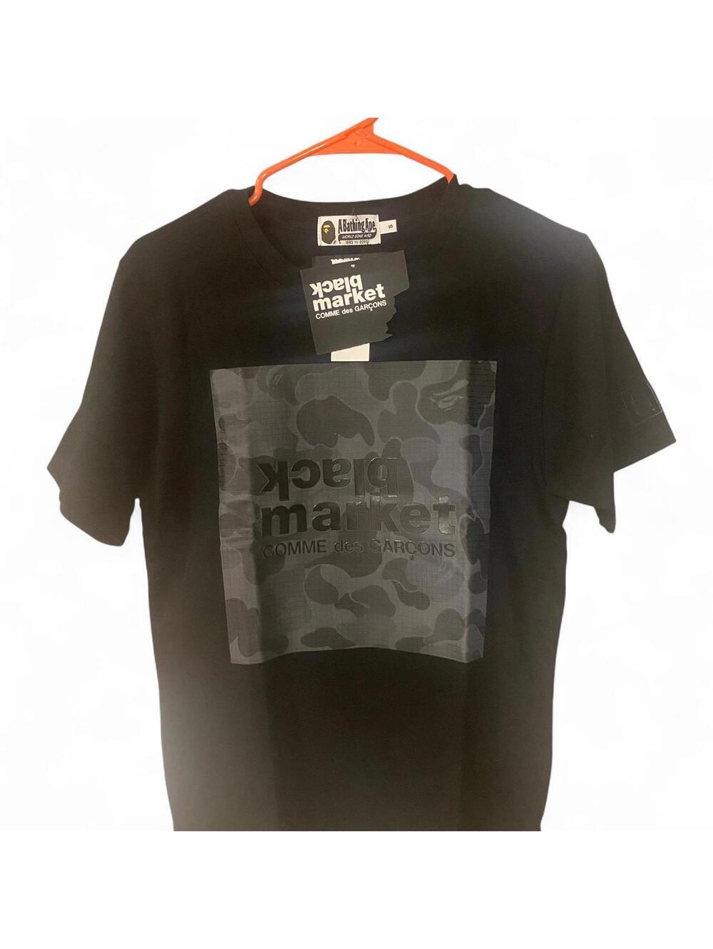 BAPE x Comme des Garçons Black Market Tee (Small)